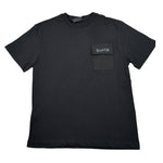 Disclaimer T-Shirt Girocollo Tinta Unita con Taschino per Bambino 25EDK58460 NERO DISCLAIMER 