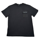 Disclaimer T-Shirt Girocollo Tinta Unita con Taschino per Bambino 25EDK58460 NERO DISCLAIMER 
