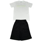 Disclaimer Completo 2 Pezzi T-Shirt-Bermuda Bicolore per Bambino 25EDK58477 BIANCO/NERO DISCLAIMER 