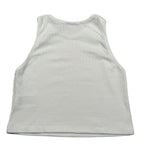 Disclaimer Top Giromanica Tinta Unita con Logo per Bambina 25EDK58502 BIANCO DISCLAIMER 