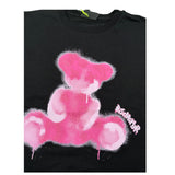 Disclaimer T-Shirt Girocollo tinta unita con Stampa Nero per Bambina 25EDK58523 NERO DISCLAIMER 