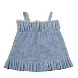 Dixie Top Tinta Unita per Bambina CC45290G74 AZZURRO DIXIE 