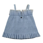Dixie Top Tinta Unita per Bambina CC45290G74 AZZURRO DIXIE 