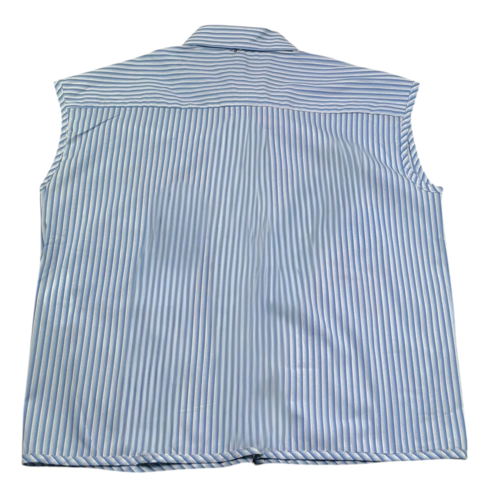 Dixie Camicia Bicolore con Fantasia A Righe per Bambina CC55271G64 BIANCO/BLU DIXIE 