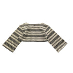 Dixie shirts Bicolore Traforata Modello Crop per Bambina LB06231G74 BIANCO/NERO DIXIE 