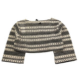Dixie shirt Bicolore Traforata Modello Crop per Bambina LB06231G74X BIANCO/NERO DIXIE 