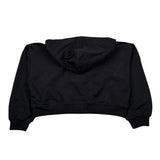 Dixie Felpa con Zip E Cappuccio Tinta Unita per Bambina LK04042G74 NERO DIXIE 