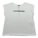 Dixie T-Shirt Girocollo Tinta Unita con Stampa per Bambina MB68030G74 PANNA DIXIE 