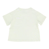 Dixie T-Shirt Tinta Unita Girocollo con Stampa per Bambina MBD1030G50 BIANCO DIXIE 