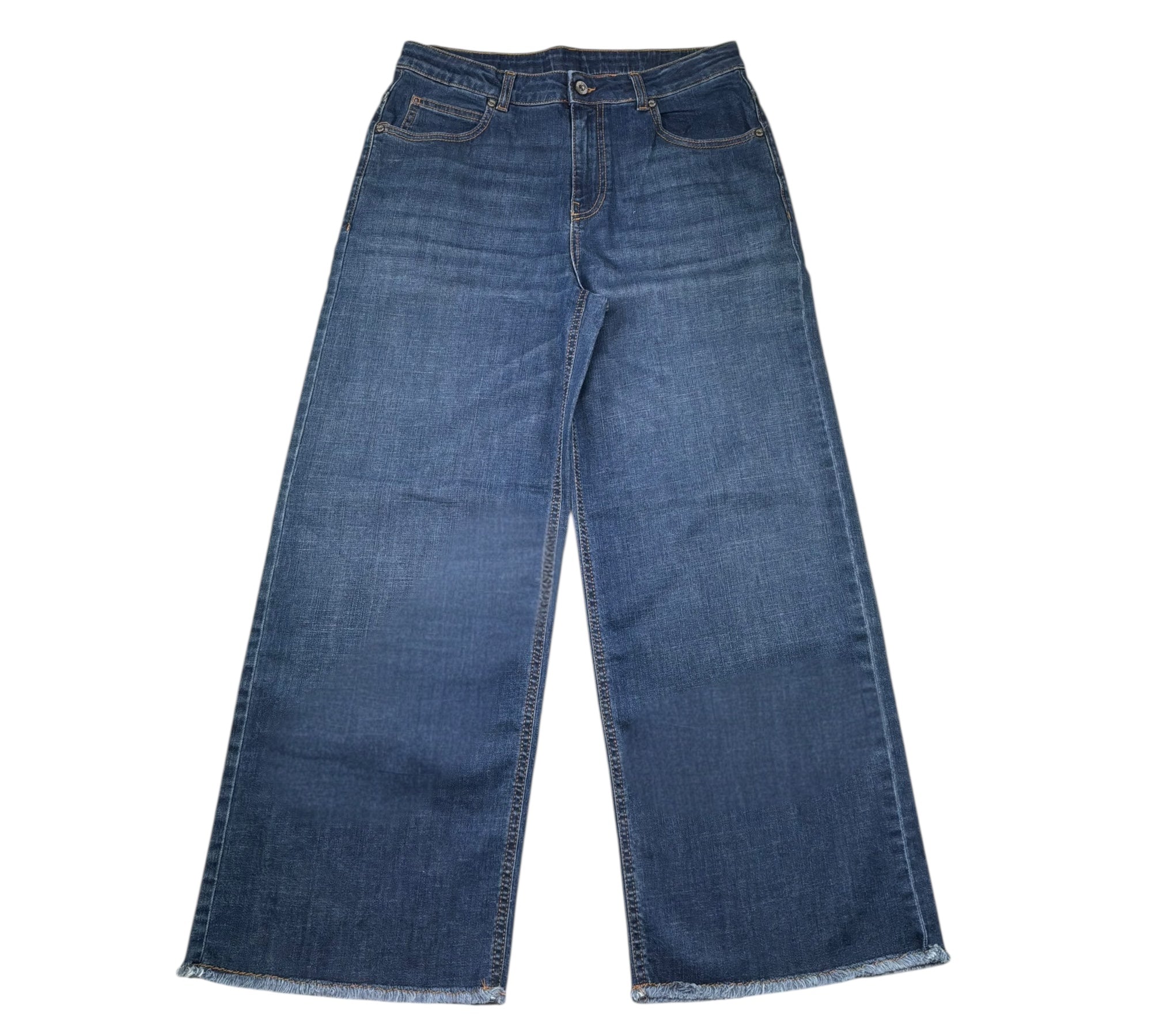 Dixie Jeans Tinta Unita Modello Palazzo per Bambina PHF2F57G34 BLU DIXIE 