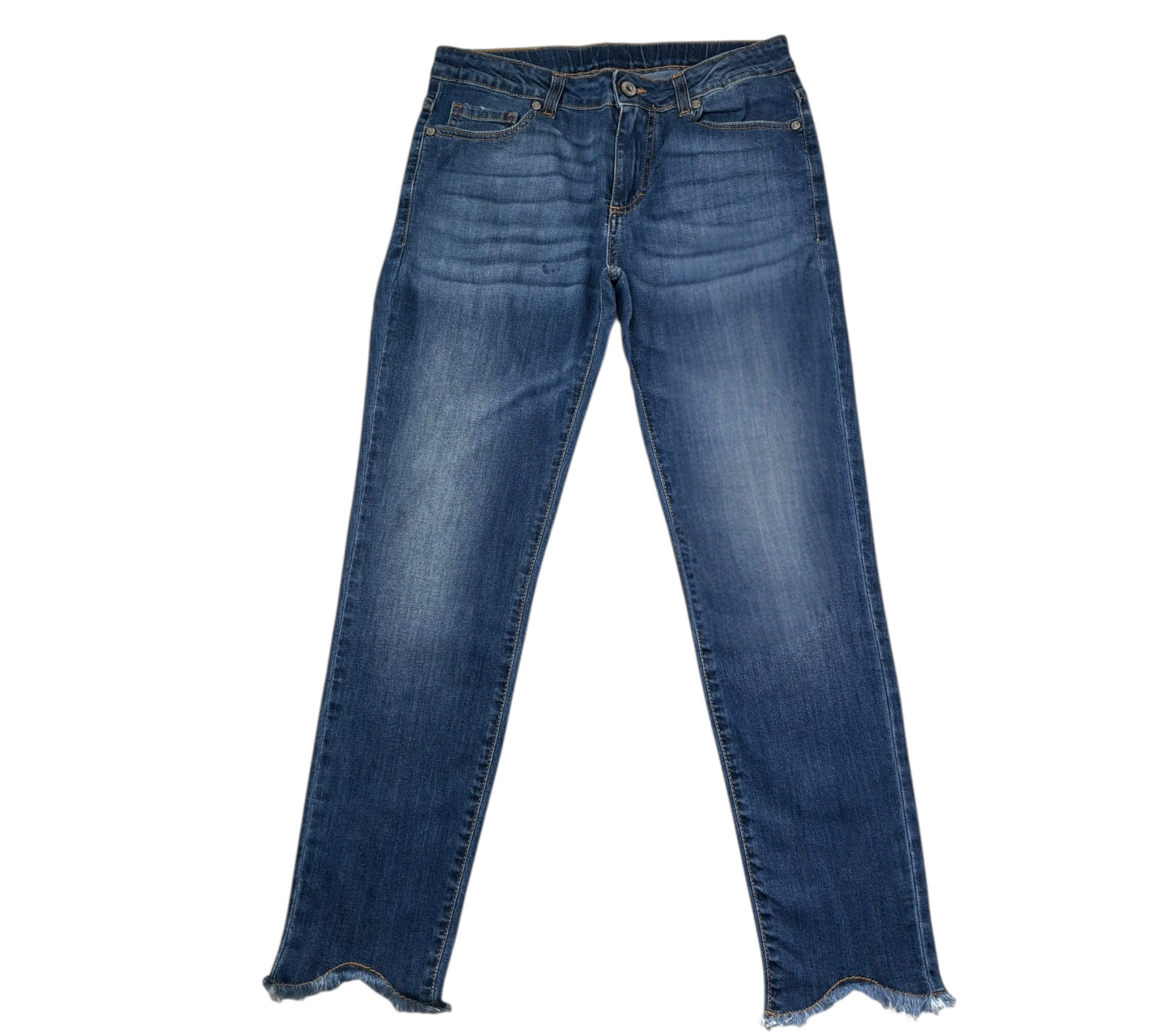 Dixie Jeans Tinta Unita con Girovita Regolabile per Bambina PHG7F95G344 BLU DIXIE 