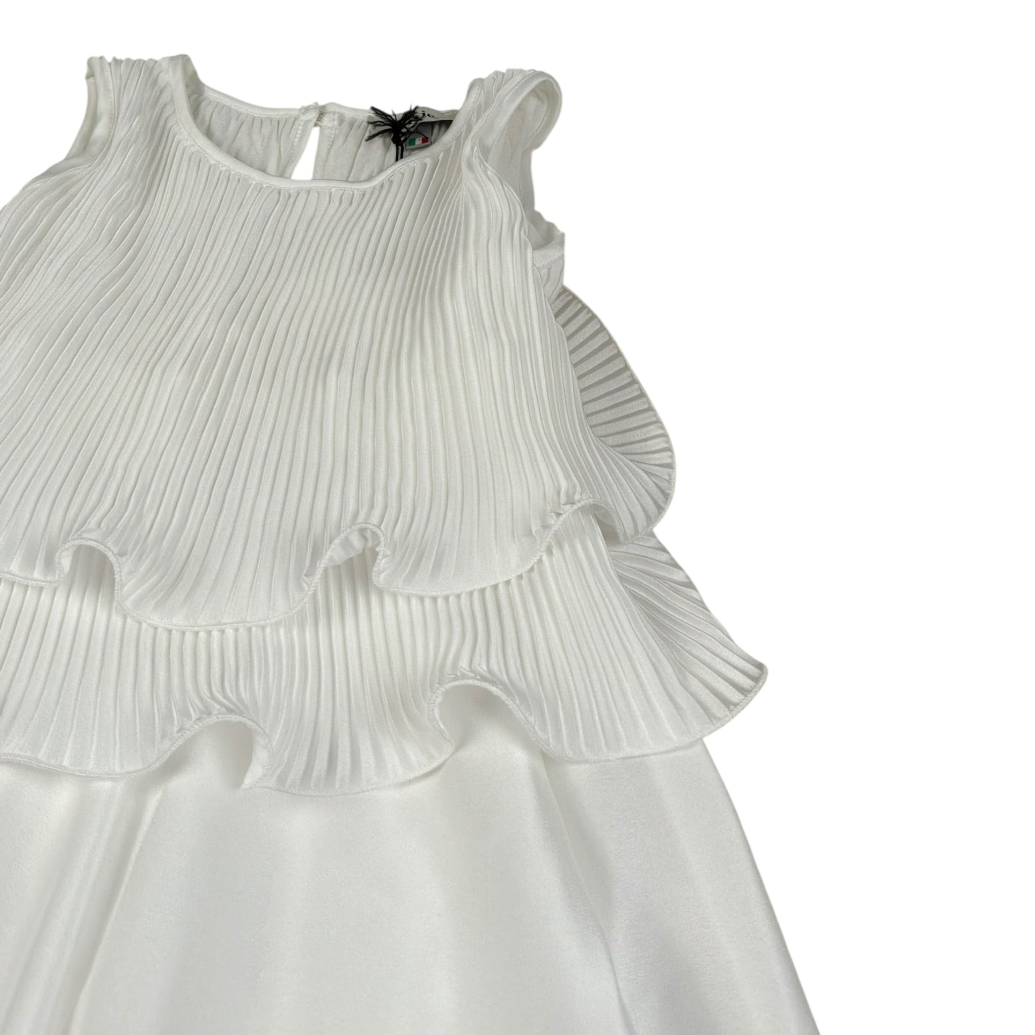 Dixie Tuta Intera Giromanica Tinta Unita per Bambina TC01310G74 BIANCO DIXIE 