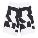 Dkny Bermuda Felpa Tinta Unita con Stampe per Bambino D62238 BIANCO DKNY 