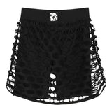 Dkny Short Tinta Unita con Gonna Traforata per Bambina D62262 NERO DKNY 