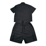 Do Not Conform Completo 2 Pezzi Camicia-Bermuda Tinta Unita per Neonato DCA043 NERO DO NOT CONFORM 