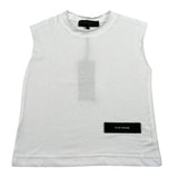 Do Not Conform Canotta Girocollo Tinta Unita per Bambino SS25DTS012 BIANCO DO NOT CONFORM 