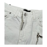Do Not Conform Bermuda In Denim Tinta Unita con Girovita Regolabile per Bambino TAN007 BIANCO DO NOT CONFORM 