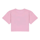 Dolce & Gabbana T-Shirt Girocollo Tinta Unita con Logo per Neonata F1452 ROSA DOLCE & GABBANA 