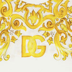 Dolce & Gabbana T-Shirt Girocollo Tinta Unita con Stampa per Bambino L5JTNK BIANCO DOLCE & GABBANA 