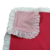 Dolcimonelli Coperta tinta unita con Profili In Contrasto Rosa per Bambina 436204116 ROSA DOLCIMONELLI 