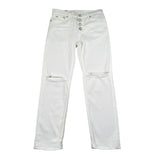 Dondup Jeans Tinta Unita con 4 Bottoni per Bambina DFPA119 BIANCO DONDUP 