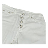 Dondup Jeans Tinta Unita con 4 Bottoni per Bambina DFPA119 BIANCO DONDUP 