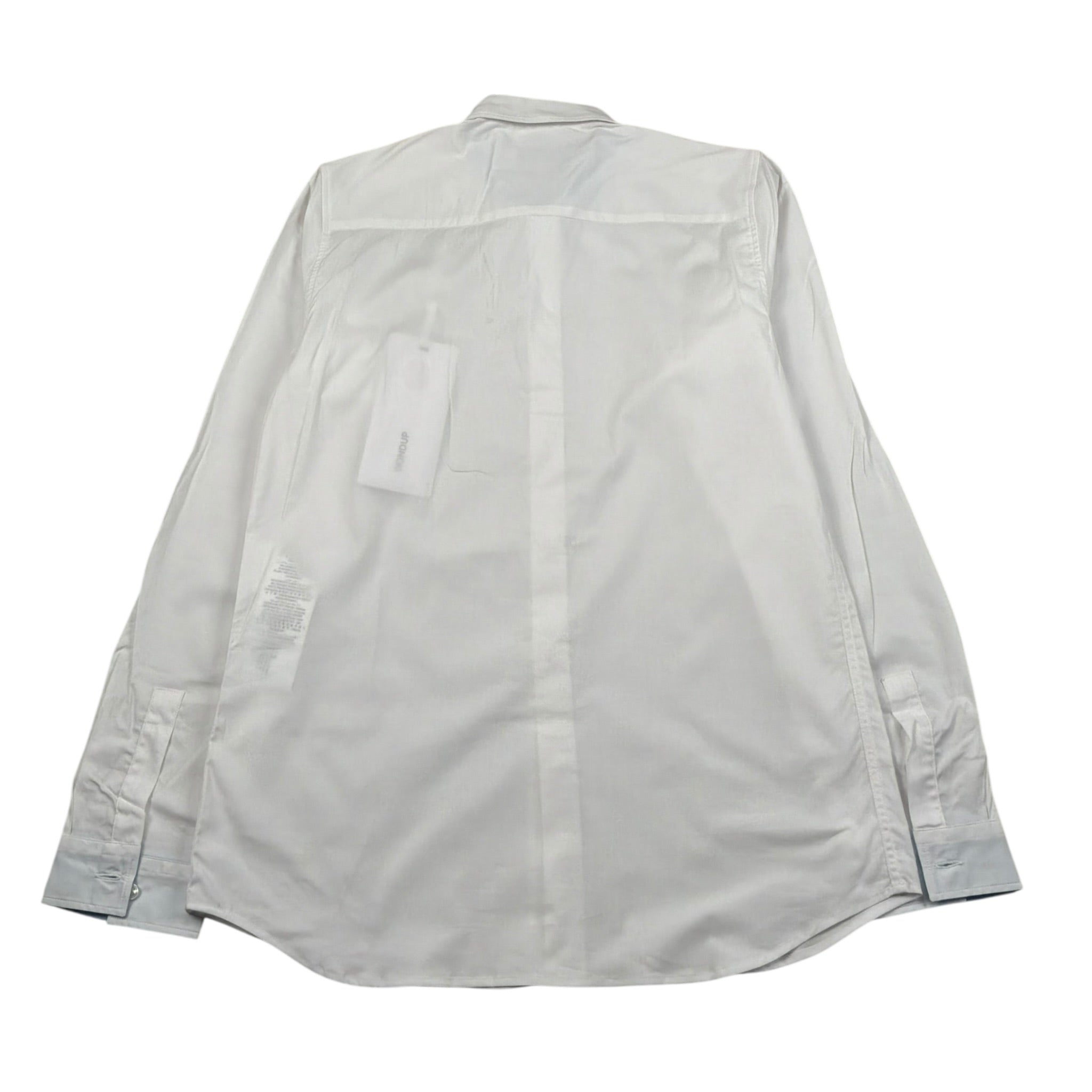 Dondup Camicia Manica Lunga Tinta Unita per Bambino DMCA40 BIANCO DONDUP 