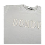 Dondup T-Shirt Girocollo Tinta Unita con Stampa per Bambina DMTS037XX BIANCO DONDUP 