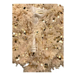 Dou Dou giubbino Tinta Unita con Paillettes per Bambina DQ2A44 ORO DOU DOU 
