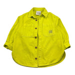 Dou Dou Camicia Manica Lunga Tinta Unita per Bambina DW2P77 VERDE DOU DOU 