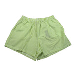 Dou Dou Short Fantasia A Righe con Brillantini per Bambina DW6B39 BIANCO/VERDE DOU DOU 