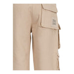 Dou Dou Pantalone Modello Cargo Tinta Unita per Bambina DW6P30 BEIGE DOU DOU 
