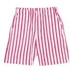 Dou Dou Shorts Bicolore con Fantasia A Righe per Bambina DW6Q39 BIANCO DOU DOU 