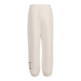 Dou Dou Pantalone Tinta Unita con Logo per Bambina DW6R20X PANNA DOU DOU 