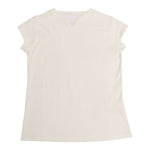Dou Dou T-Shirt Girocollo Tinta Unita per Bambina DW8A11 BIANCO DOU DOU 