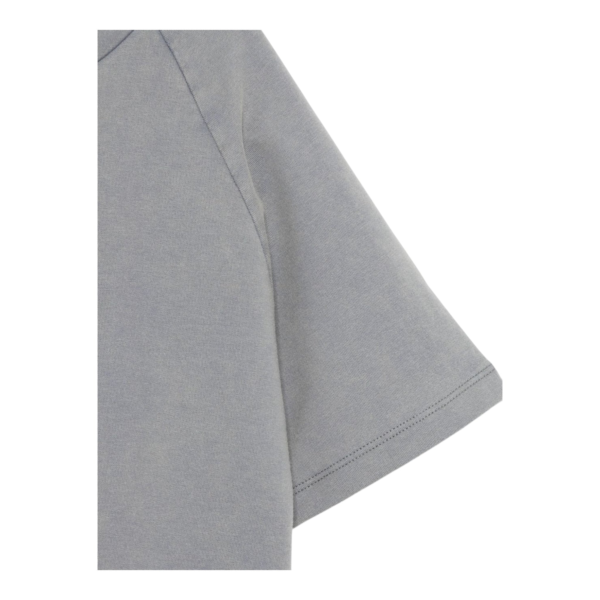 Dou Dou T-Shirt Girocollo Tinta Unita per Bambina DW8P51 GRIGIO DOU DOU 