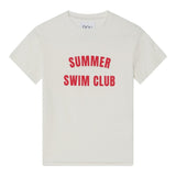 Dou Dou T-Shirt Girocollo Tinta Unita con Stampa per Bambina DW8P81 BIANCO DOU DOU 