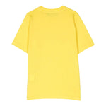 Dsquared2 T-Shirt Girocollo Tinta Unita con Stampa per Bambino DQ1622 GIALLO DSQUARED2 