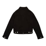 Dsquared2 Giacca In Denim Tinta Unita con Stampa per Bambino DQ2132 NERO DSQUARED2 