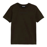 Dsquared2 T-Shirt Girocollo Tinta Unita con Stampa per Bambino DQ2478 VERDE DSQUARED2 