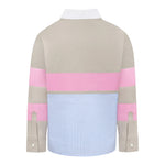 Dsquared2 Camicia Manica Lunga Bicolore per Bambino DQ2772 BIANCO/BEIGE DSQUARED2 