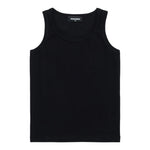 Dsquared2 Canotta Girocollo tinta unita con Logo Nero per Bambino DQ2783X NERO DSQUARED2 