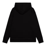 Dsquared2 Felpa Chiusa con Cappuccio Tinta Unita con Logo per Bambino DQ2802 NERO DSQUARED2 