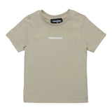 Dsquared2 T-Shirt Girocollo Tinta Unita con Stampa per Bambino DQ2853J BEIGE DSQUARED2 
