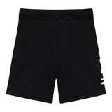 Dsquared2 Bermuda In Tuta Tinta Unita con Stampa per Bambino DQ2930 NERO DSQUARED2 