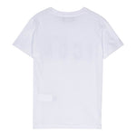 Dsquared2 T-Shirt Girocollo Tinta Unita con Stampa per Neonato DQ2968 BIANCO DSQUARED2 