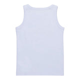 Dsquared2 Canotta Tinta Unita Girocollo con Stampa per Bambino DQ2974 BIANCO DSQUARED2 