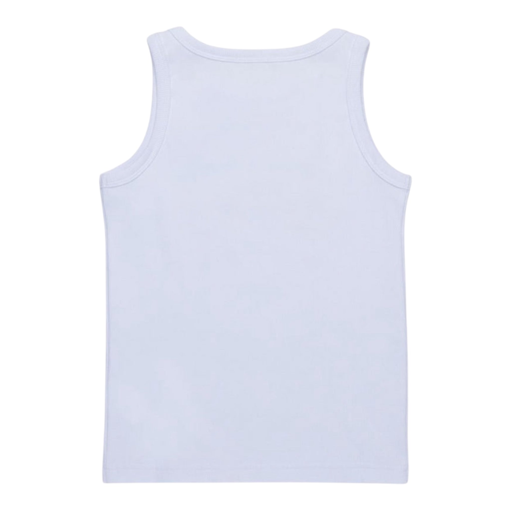 Dsquared2 Canotta Tinta Unita Girocollo con Stampa per Bambino DQ2974 BIANCO DSQUARED2 