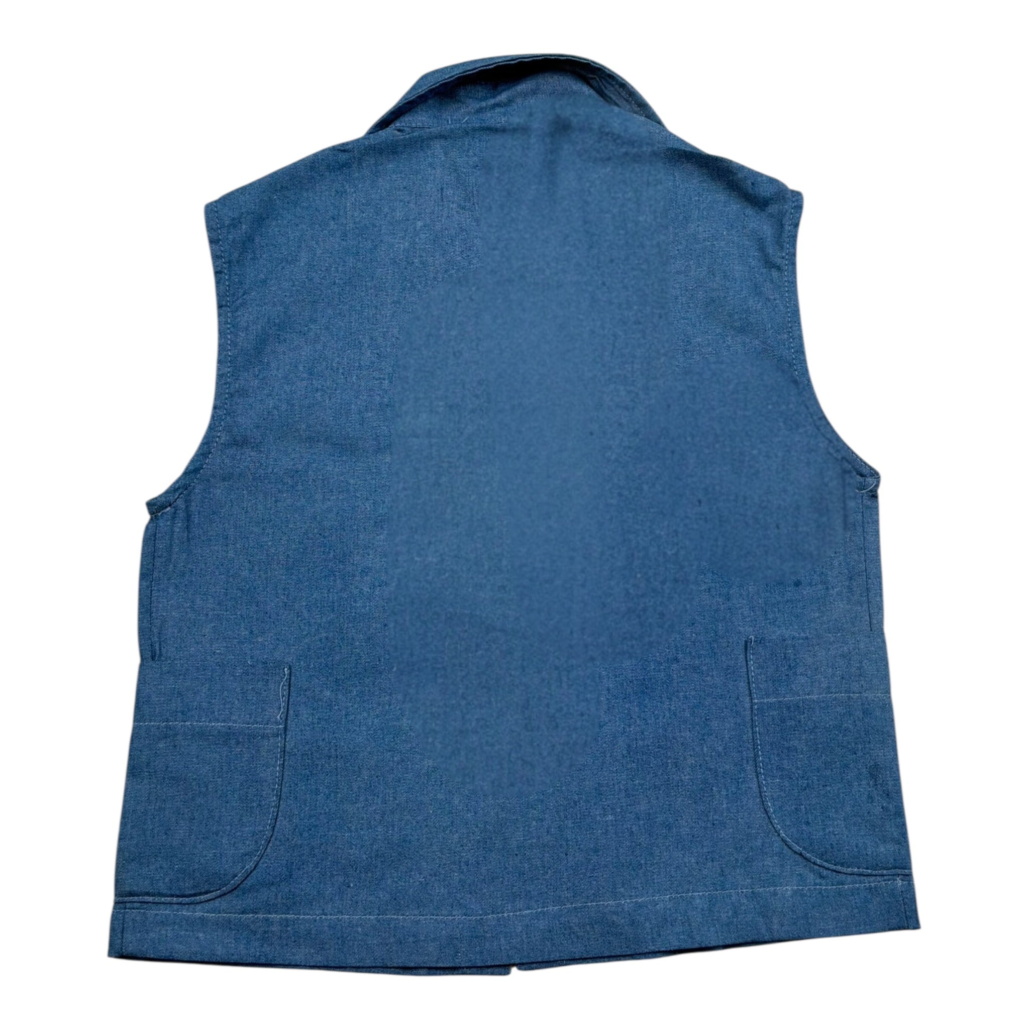 Duepuntozero Camicia Tinta Unita In Denim  per Neonata SMAD3N BLU DUEPUNTOZERO 