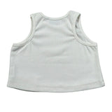 Dusty Color Top Giromanica Tinta Unita per Bambina DJWS5010CN BIANCO DUSTY COLOR 